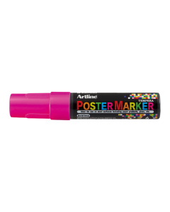 Marker pentru poster ARTLINE, corp plastic, varf rotund 6mm - roz fluorescent