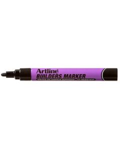 Marker pentru constructori Artline Builders, corp plastic, varf rotund 2.3mm - negru