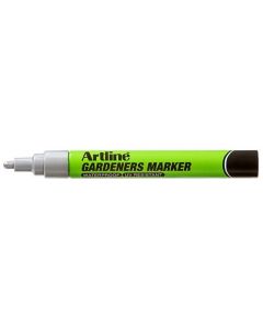 Marker pentru gradinarit Artline Gardeners corp plastic, varf rotund 2.3mm - silver