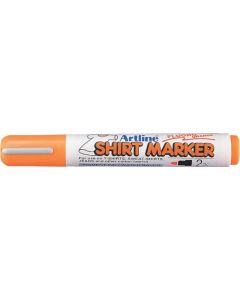 T-Shirt marker ARTLINE, corp plastic, varf rotund 2.0mm - portocaliu fluorescent