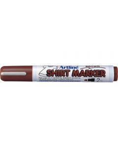 T-Shirt marker ARTLINE, corp plastic, varf rotund 2.0mm - maro