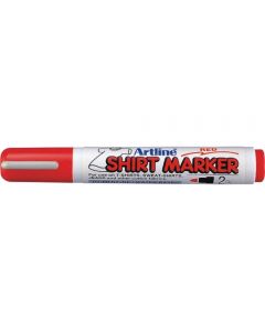 Marker pentru textile Artline T-Shirt, corp plastic, varf rotund 2.0mm - rosu