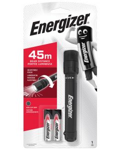 Lanterna LED X-Focus, raza de 45m + 2 baterii AA, Energizer