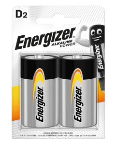 Baterii alkaline D, LR20, 2 buc/set, Energizer