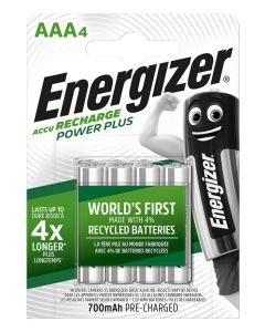 Acumulatori Power Plus AAA, 700 mAh, 4 buc/set, Energizer