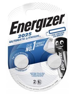 Baterii litiu CR2025, 2 buc/set, Energizer Ultimate Lithium