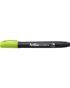 Permanent marker ARTLINE Supreme, corp plastic, varf rotund 1.0mm - galben pastel