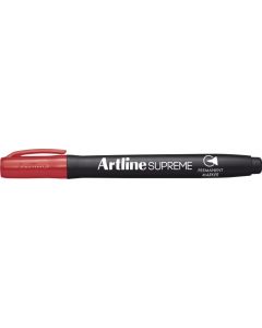Permanent marker ARTLINE Supreme, corp plastic, varf rotund 1.0mm - rosu
