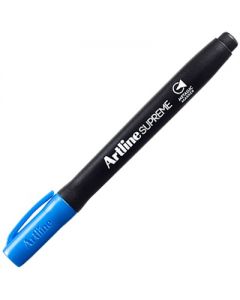 Marker permanent ARTLINE Supreme Metallic, corp plastic, varf rotund 1.0mm - albastru metalizat