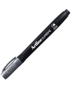 Marker permanent ARTLINE Supreme Metallic, corp plastic, varf rotund 1.0mm - argintiu