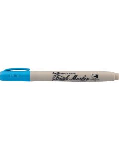 Marker cu varf flexibil (pensula) ARTLINE Supreme Brush - bleu