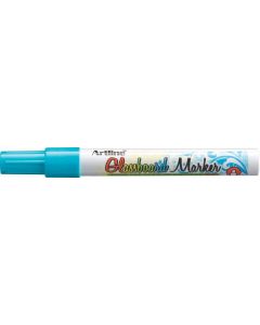 Marker pentru tabla de sticla ARTLINE Glassboard, varf rotund 2.0mm - bleu