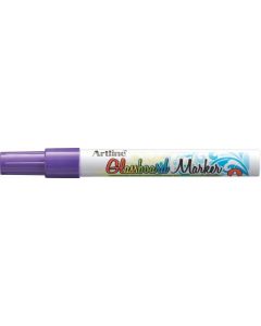 Marker pentru tabla de sticla ARTLINE Glassboard, varf rotund 2.0mm - mov