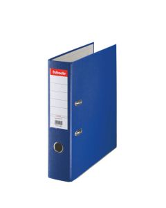 Biblioraft plastifiat Esselte Economy 7,5 cm- albastru