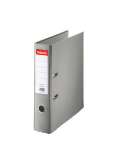 Biblioraft plastifiat Esselte Economy A4 7,5 cm - gri