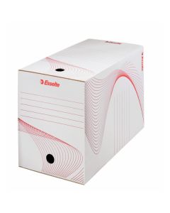 Cutie arhivare Esselte Standard, carton 100% reciclat, FSC 20 cm, alba