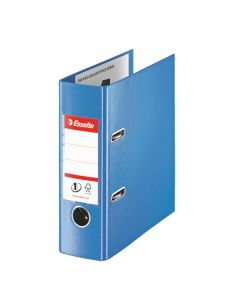 Biblioraft A5 plastifiat interior-exterior Esselte No.1 Power VIVIDA 7,5 cm - albastru