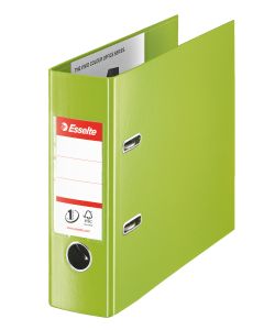 Biblioraft ESSELTE No.1 Power pentru banci, PP/PP, 75mm - Vivida verde