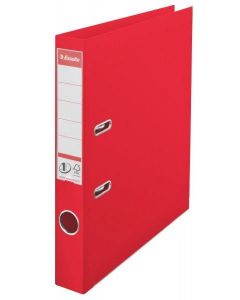 Biblioraft plastifiat interior-exterior Esselte No.1 Power VIVIDA A4 5 cm - rosu