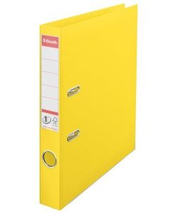 Biblioraft plastifiat interior-exterior Esselte No.1 Power VIVIDA A4 5 cm - galben