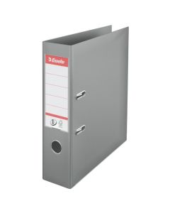 Biblioraft plastifiat interior-exterior Esselte No.1 Power A4 7,5 cm - gri
