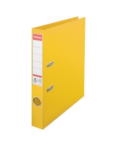 Biblioraft plastifiat interior-exterior Esselte No.1 Power A4 5 cm - galben