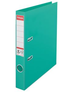 Biblioraft plastifiat interior-exterior Esselte No.1 Power A4 5 cm - menta