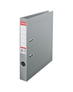 Biblioraft plastifiat interior-exterior Esselte No.1 Power A4 5 cm - gri