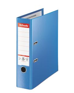 Biblioraft Esselte No.1 Power Jumbo Plus VIVIDA, PP/PP, partial reciclat, FSC, 80 mm, albastru