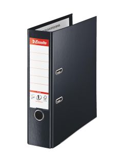 Biblioraft Esselte No.1 Power Jumbo Plus VIVIDA, PP/PP, partial reciclat, FSC, 80 mm, negru