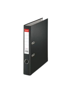 Biblioraft plastifiat Esselte Economy A4 5 cm - negru
