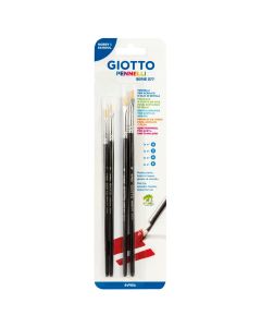 Set 4 pensule/blister (nr.0-2-4-6), GIOTTO Art 577