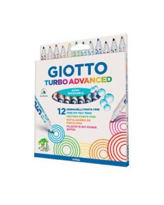 Carioca super lavabila, varf 2.8mm, 12 buc/cutie, GIOTTO Turbo Advanced
