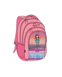 Rucsac scoala cu doua compartimente, 35L - Gorjuss Living In A Bubble