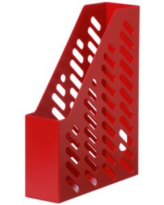 Suport vertical plastic pentru cataloage HAN Klassik - rosu