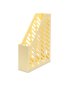 Suport vertical plastic pentru cataloage HAN Klassik - galben pastel