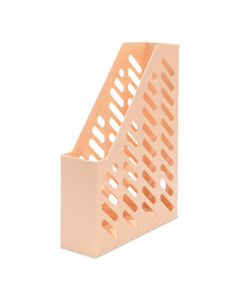 Suport vertical plastic pentru cataloage HAN Klassik - orange pastel