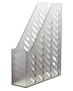 Suport vertical plastic pentru cataloage HAN Klassik - transparent gri