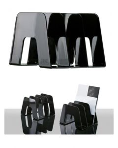 Separator pentru cataloage, reviste , corespondenta, HAN Sorter - negru lucios
