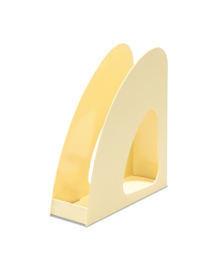 Suport vertical plastic pentru cataloage HAN Re-Loop, PP reciclat - galben pastel