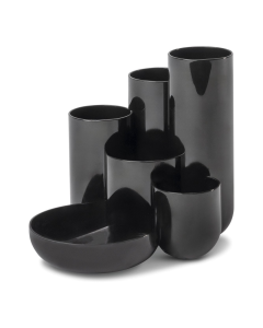 Suport pentru instrumente de scris HAN Campus, 5 compartimente - negru