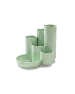 Suport pentru instrumente de scris HAN Campus, 5 compartimente - verde pastel