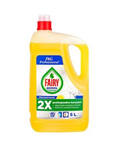 FAIRY Lemon, detergent lichid pentru spalat vase, manual, 5 litri