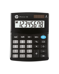 Calculator de birou, 8 digits, 125 x 101 x 33 mm, solar power, HP OC108