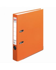 Biblioraft plastifiat 5 cm Herlitz A4- portocaliu