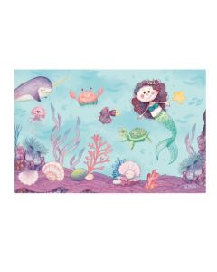 MAPA BIROU DIN CARTON DUR LUCIOS LAMINAT 48 X 31 CM MOTIV MERMAID