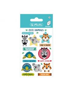 AUTOCOLANT CUTE ANIMALS SET 3