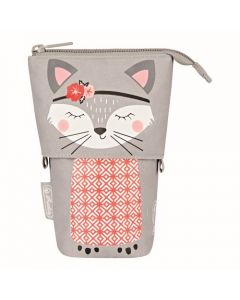 PENAR VERTICAL TIP ETUI, 2 IN 1, MOTIV KITTY