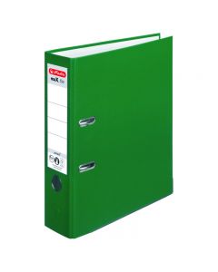 Biblioraft plastifiat 8 cm Herlitz A4-verde