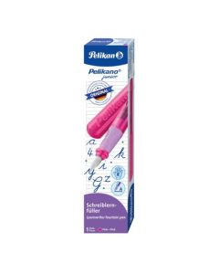STILOU PELIKANO JUNIOR, PENITA A, GRIP ERGONOMIC, PENTRU DREPTACI, CULOARE ROZ, IN CUTIE DE CARTON